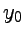 $ y_{0}$