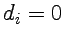 $ d_{i}=0$