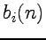 $ b_{i}(n)$